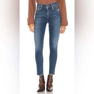 Agolde Sophie Mid Rise Ankle Skinny Jeans in Tame 25